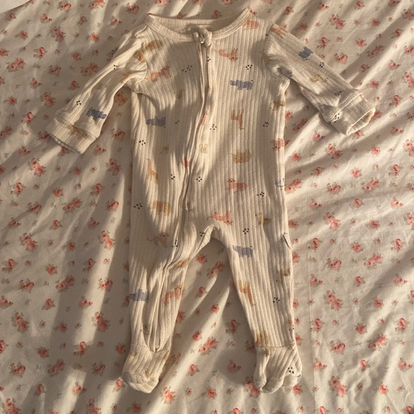 Footie pajamas ORGANIC COTTON Rabbit & Bear - Picture 1 of 2